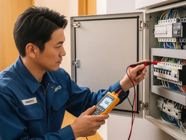埼玉県朝霞市での漏電調査とブレーカー修理を行う有資格者の電気工事士